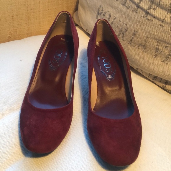 Tod’s Burgundy heels , size 37 - Picture 6 of 8